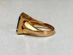 Prachtige 18 karaat gouden ring met blauwe Spinel van 4,50ct, Sieraden, Tassen en Uiterlijk, Ringen, Ophalen of Verzenden, 17 tot 18