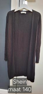 Zwart lang meiden vest maat 140, Ophalen of Verzenden, Zo goed als nieuw, Meisje, Trui of Vest