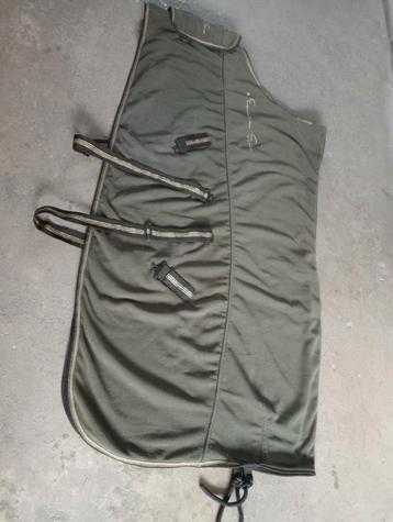 Prachtig zgan groene fleece zweet deken maat 185cm beschikbaar voor biedingen