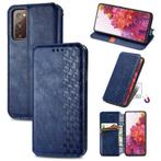 Luxe PU Lederen Wallet Case Set voor Galaxy S20 FE _ Blauw, Nieuw, Hoesje of Tasje, Overige modellen, Verzenden