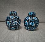 Gemberpot bleu flowers, Antiek en Kunst, Antiek | Keramiek en Aardewerk, Ophalen of Verzenden