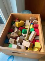 Blokken,dominospel,houten poppenmeubeltjes, Kinderen en Baby's, Speelgoed | Houten speelgoed, Ophalen of Verzenden, Zo goed als nieuw