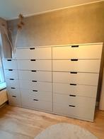 Ikea Nordli ladekasten (set), Ophalen, Kunststof, 5 laden of meer, 100 tot 150 cm