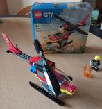 Lego City 60411 Fire Rescue Helicopter! Z.G.A.N.!, Ophalen of Verzenden, Zo goed als nieuw, Complete set, Lego
