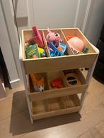 Speelgoedrek opbergmeubel voor speelgoed, Ophalen, Zo goed als nieuw, Hout, Speelkeuken