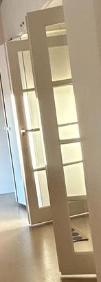 TWEE GLASDEUREN ALS TUSSENDEUREN (BINNENDEUR), Doe-het-zelf en Verbouw, Deuren en Horren, Ophalen, Gebruikt, 80 tot 100 cm, Binnendeur