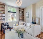 Skyler hoekbank links – lichtbeige chenille – modern design, Ophalen, Zo goed als nieuw, Stof