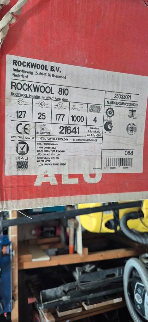 Rockwool Isolatie - Buisisolatie, Doe-het-zelf en Verbouw, Isolatie en Afdichting, Gebruikt, Steenwol, 4 tot 8 cm, Minder dan 5 m²