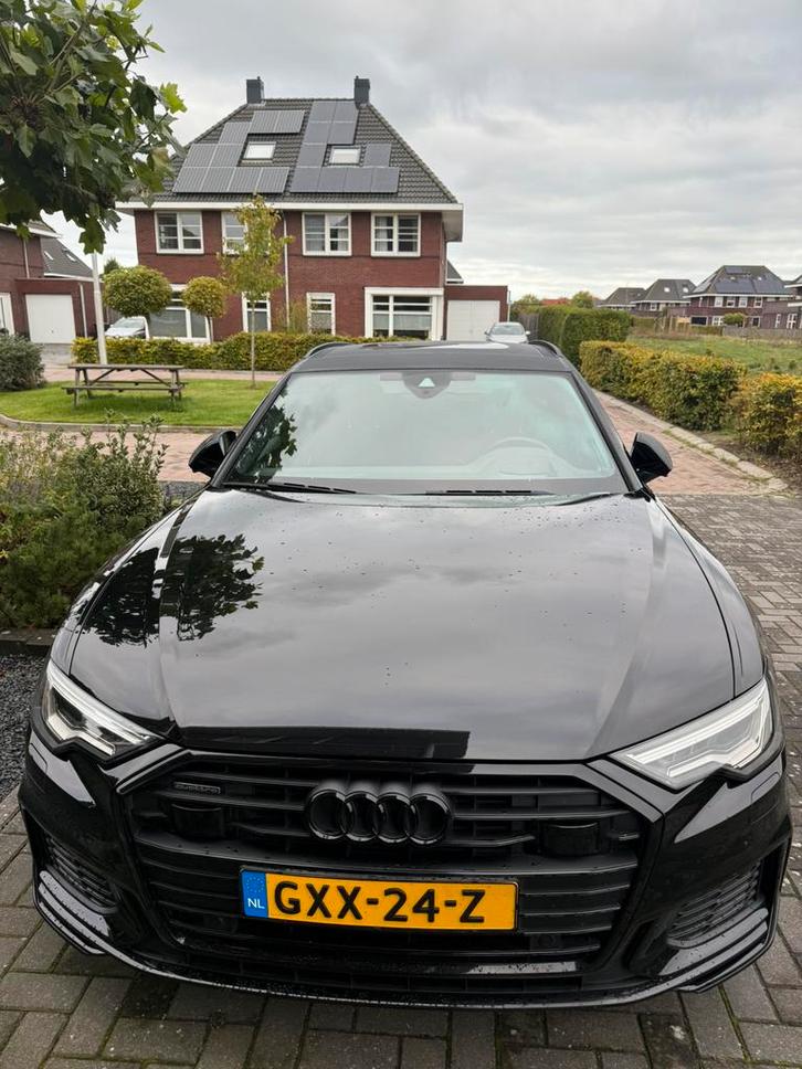 Audi A6 55 Tfsi e Quattro 367pk S Tronic 2021 Zwart., Auto's, Audi, Particulier, Achteruitrijcamera, Adaptieve lichten, Adaptive Cruise Control
