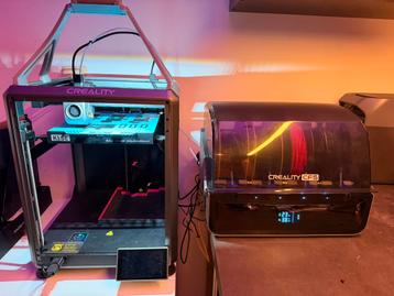 Creality K1SE + CFS (Multicolour system) 3D printer (291uur) beschikbaar voor biedingen