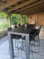 Bartafel met 6 barkrukken, Ophalen, Zo goed als nieuw