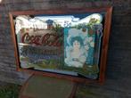 Reclame spiegel coca-cola frisdrank brocante vintage, Ophalen, Reclamebord