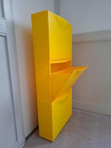 Gele TRONES Schoenenkast van IKEA 3 stuks  beschikbaar voor biedingen