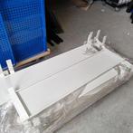 aantal metalen schaamschot voor bureau kleur wit afm 160x35, Huis en Inrichting, Bureaus, Ophalen of Verzenden