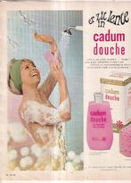 Retro reclame 1968 Cadum douchezeep naakte vrouw, Verzamelen, Overige typen, Ophalen of Verzenden