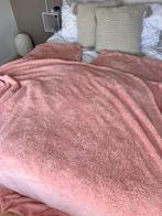 Roze teddy dekbed overtrek 200 cm x 200 cm, Ophalen, Dekbedovertrek, Roze, Nieuw