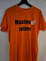 Maximaal Zuipen Koningsdag T-shirt maat M, Nieuw, Oranje, Maat 48/50 (M), Ophalen of Verzenden