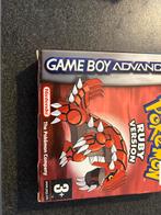 Game Boy Advance Paars + Pokémon Ruby (compleet) + Games, Spelcomputers en Games, Games | Nintendo Game Boy, Gebruikt, 1 speler