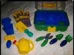 Koffer tuingereedschap voor kinderen met mini handschoenen, Kinderen en Baby's, Speelgoed | Overig, Ophalen of Verzenden