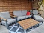 4SO capitol 4season loungeset ook in Spijkenisse af te halen, Tuin en Terras, Ophalen, 5 zitplaatsen, Gebruikt, Teakhout