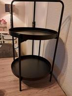 Zwarte Metalen Etagere, Ophalen, Zo goed als nieuw