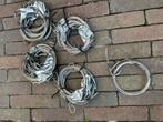 Beugvisserij  21 stuks  Voorloper 2 mtr  Staal 2 mm  met haa, Ophalen of Verzenden, Nieuw, Vislijn