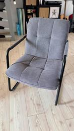 Grijze Furnilux fauteuil, Ophalen, Zo goed als nieuw, 75 tot 100 cm, 50 tot 75 cm