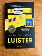 Sacha Bronwasser - Luister (meerdere ophaal locaties), Sacha Bronwasser, Ophalen of Verzenden, Zo goed als nieuw, Nederland