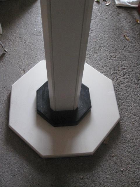 STAANDE KAPSTOK - WIT met ZWART, Huis en Inrichting, Kasten | Wandmeubels, Gebruikt, 150 tot 200 cm, Minder dan 150 cm, 25 tot 50 cm