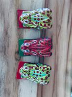 Vintage metalen Kikkers klik klak - Set van 3, Antiek en Kunst, Ophalen of Verzenden