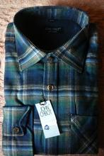 overhemd Geruit Geruwde katoen warm maat 43-44 NIEUW, Nieuw, Ophalen of Verzenden, John Cabot, Halswijdte 43/44 (XL)