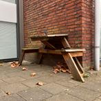 Picknicktafel tenthuis texel, Ophalen, Zo goed als nieuw, Rechthoekig, Hout