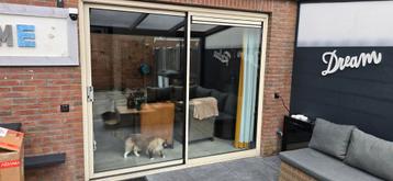 Aluminium schuifpui met dubbel glas beschikbaar voor biedingen