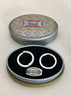 Fossil dubbelring, Ophalen of Verzenden, Dame, Zilver, Kleiner dan 17