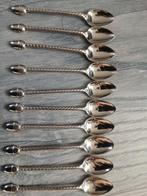 Mooie verzilverde lepeltjes met eikeltje aan het steeltje, Ophalen of Verzenden