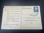 Arbeidslijst gebruikt Enschede 20-1-1950, Geuzendam 27a, Postzegels en Munten, Brieven en Enveloppen | Nederland, Verzenden, Briefkaart