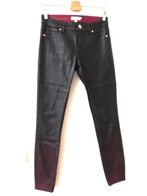 F76 TED BAKER nieuwe jeans broek rood zwart coated maat 27, Kleding | Dames, Spijkerbroeken en Jeans, Nieuw, W27 (confectie 34) of kleiner