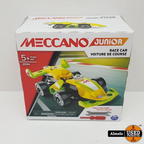 Meccano Junior - S.T.E.A.M.-bouwpakket Race Car| Nieuw |, Kinderen en Baby's, Speelgoed | Actiefiguren, Zo goed als nieuw