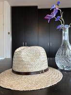 Strohoed Dames Maat 55 met Bruine Ceintuur, Kleding | Dames, Hoeden en Petten, Ophalen of Verzenden, Nieuw, 55 cm (S, 6⅞ inch) of minder