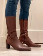 Bruine lederen laars manfield mt 40, Hoge laarzen, Bruin, Ophalen of Verzenden, Zo goed als nieuw