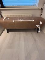 Voetenbank, Ophalen, 125 cm of meer, Zo goed als nieuw, Rechthoekig