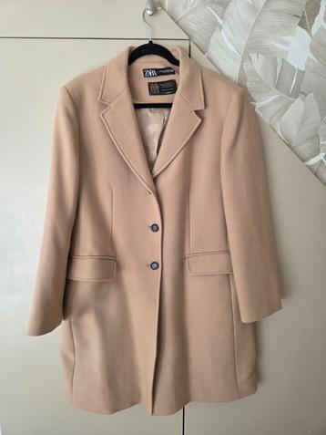 ZARA WARME ZANDKLEURIGE WINTERJAS...maat xxl..NIEUWSTAAT! beschikbaar voor biedingen