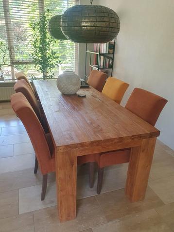 6 Eetkamerstoelen (Country & Lifestyle) beschikbaar voor biedingen