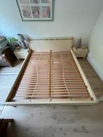 Ruim 2-persoonsbed in fris licht Ahorn, Ophalen, Verstelbaar, 210 cm, Tweepersoons