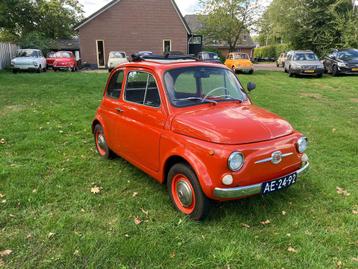 Fiat 500 F rosso corallo beschikbaar voor biedingen