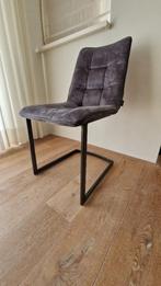 eetkamerstoelen, Ophalen, Zo goed als nieuw, Metaal, Grijs