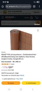 Balkonrek/hek, Ophalen, Zo goed als nieuw, Hout