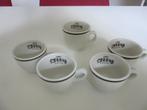 Vintage Illy (oud logo) Espresso Cups- 4x en Kopje-1x - NWST, Ophalen of Verzenden, Zo goed als nieuw, Overige stijlen, Kop(pen) en/of Schotel(s)