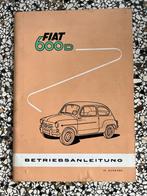Instructieboekje FIAT 600D - Duits - Nette staat, Ophalen of Verzenden, Gelezen