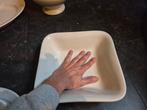 Grote zware porseleinen vierkante aardappelschaal RAD 1942, Ophalen of Verzenden, Nederland